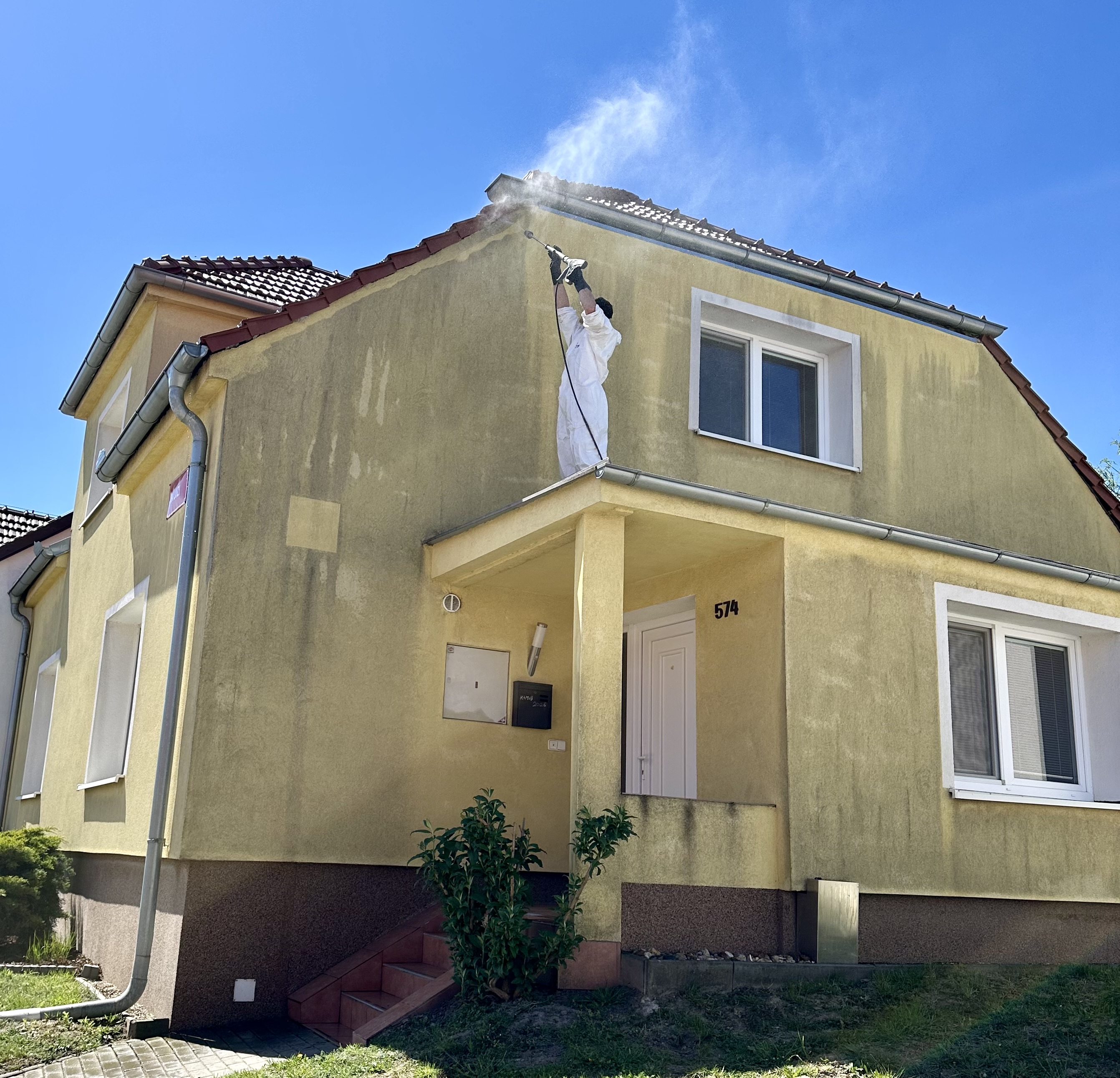 Čištění fasády